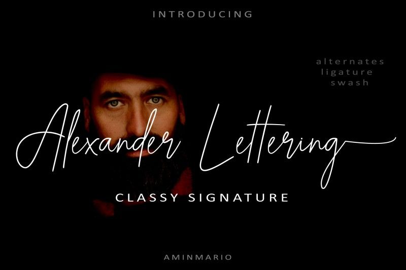 Alexander Lettering — Amin Mario